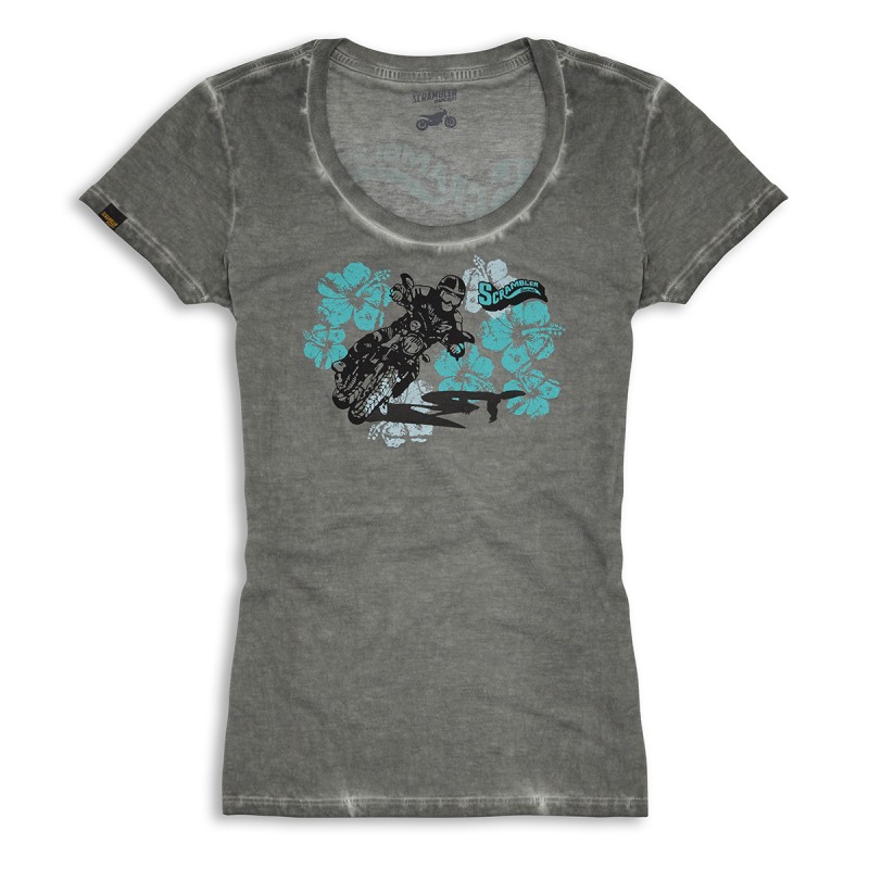 Bild von Ducati - Hawaiian Rider T-shirt Damen