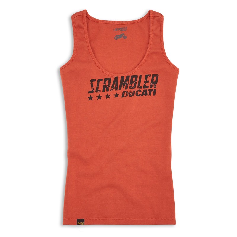 Bild von Ducati - Orange Flip ärmelloses T-Shirt