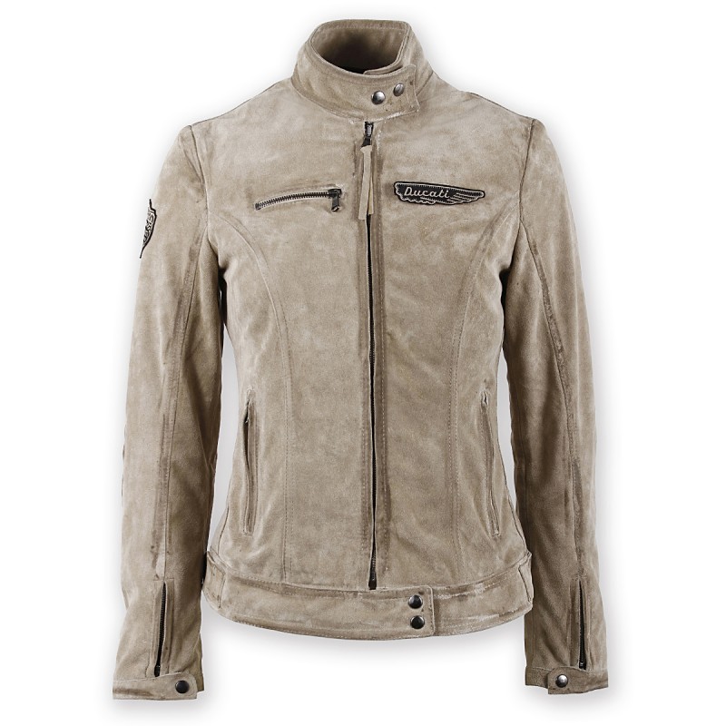 Bild von Ducati - Vintag Lederjacke Lady Suede